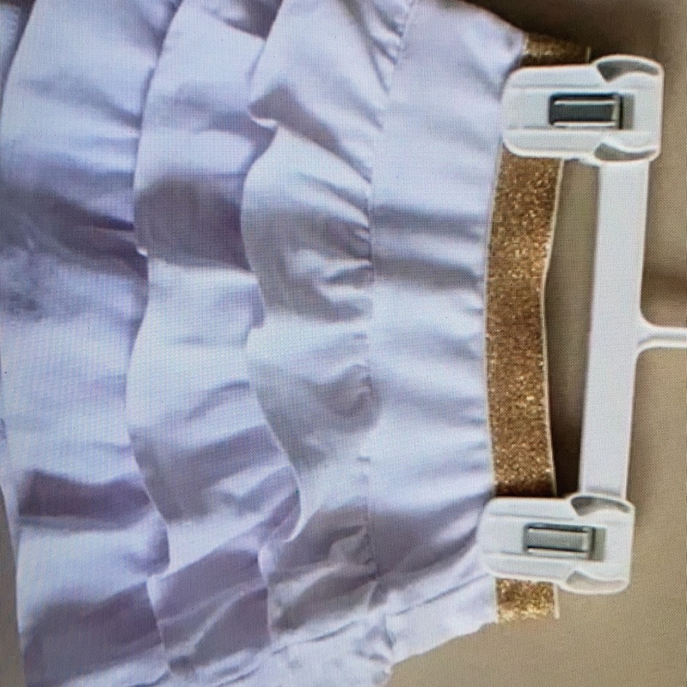 Solid tiered scooter girl skirt